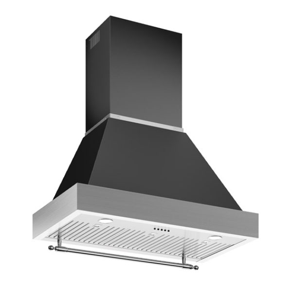 Bertazzoni KC36HERTAV + K100HERTX Chimney Hood