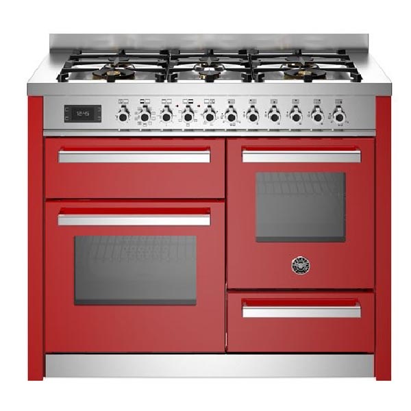 Bertazzoni PRO116L3EROT2 Professional Dual Fuel Range Cooker