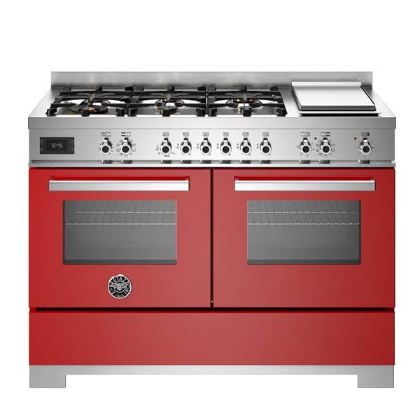 Bertazzoni PRO126G2EROT2 Professional Dual Fuel Range Cooker