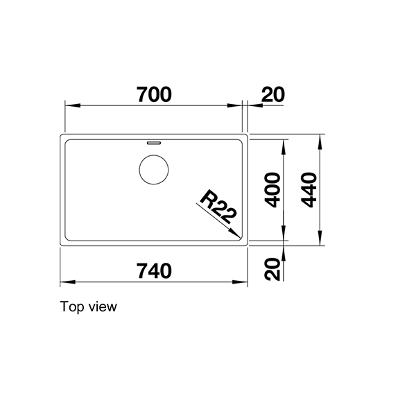 BLANCO ANDANO 700-U Sink-Top view.jpg