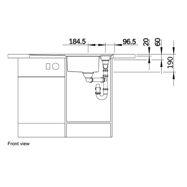 Blanco AXIS III Sink - front View.jpg