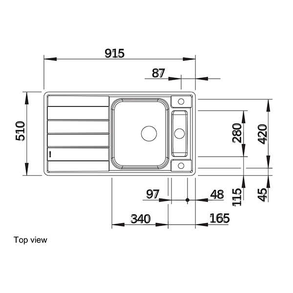 Blanco AXIS III Sink - Top View.jpg
