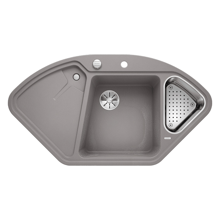 Blanco Delta II Silgranit RH Bowl Inset Sink - 523658