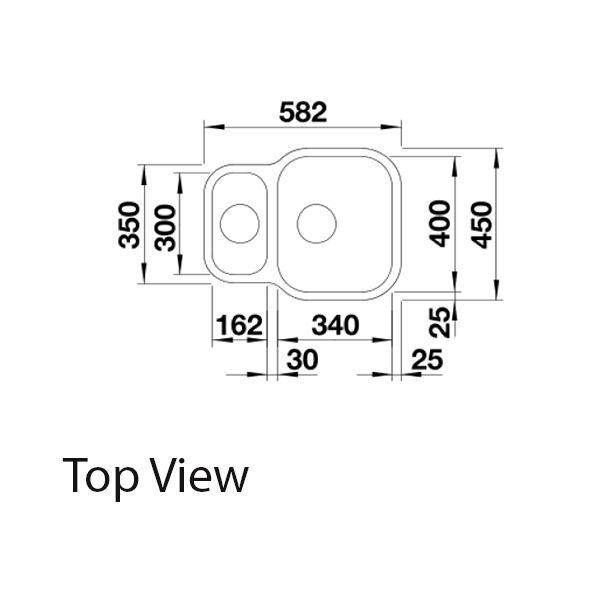 Blanco ESSENTIAL530U Sink-top view.jpg