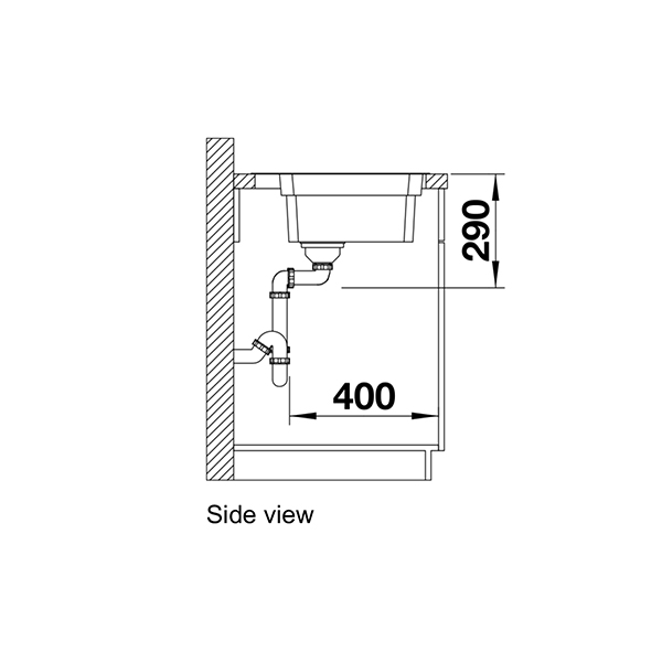 Blanco Etagon 500 IF/A Inset Sink inc Tap Hole