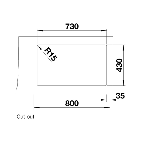 Blanco Etagon 700-IF Inset Sink