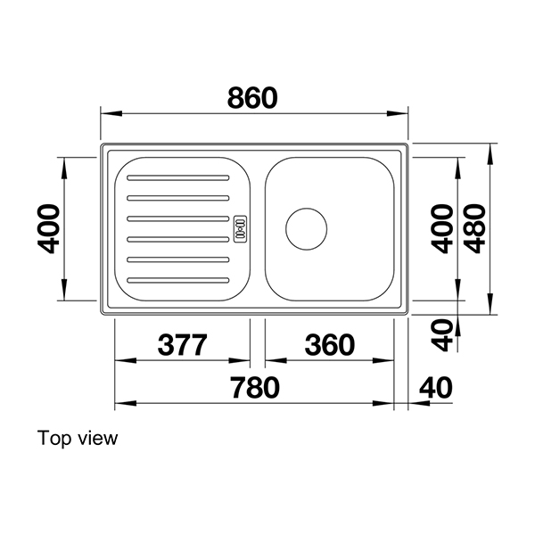Blanco FLEXPro45S Sink-top view.jpg