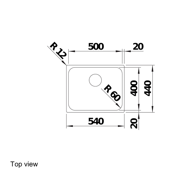 Blanco SUPRA500IF Sink-top view.jpg