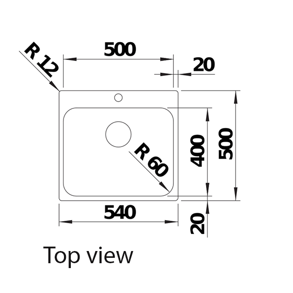 BLANCO SUPRA 500-IFA Sink-top view.jpg