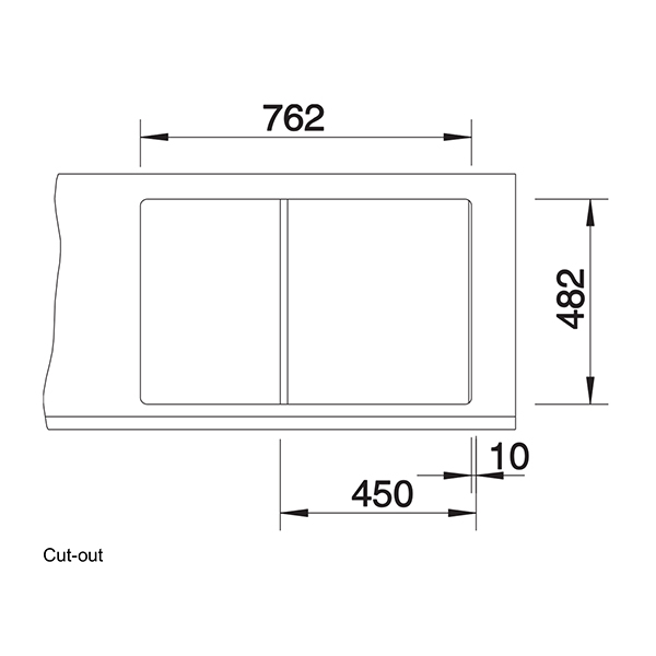 Blanco TIPO 45 S Compact Inset Sink