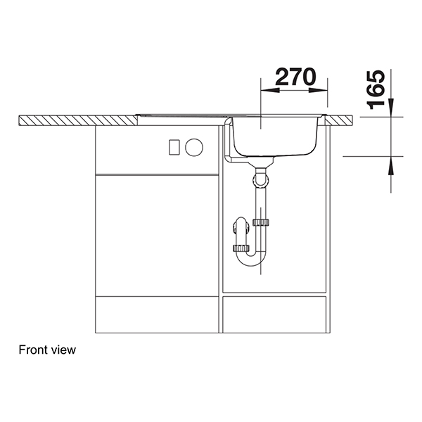 Blanco TIPO 45 S Compact Inset Sink