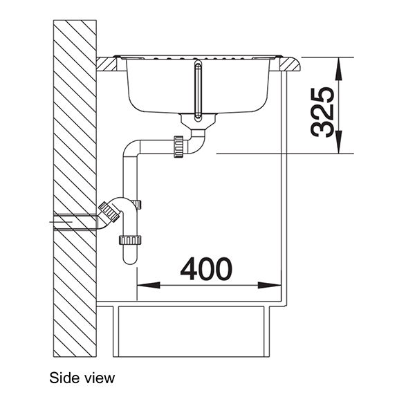 Blanco TIPO 45 S Compact Inset Sink