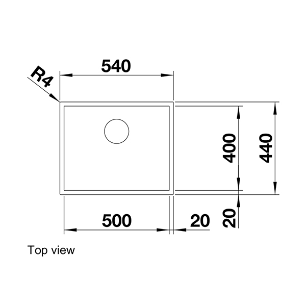 Blanco ZEROX700UDurinox Sink-top view.jpg