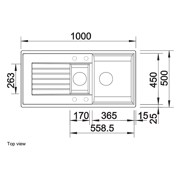 Blanco ZIA6SSILG Sink-top view.jpg