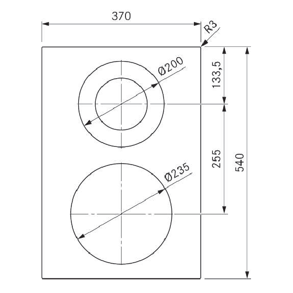 Bora PKA3AB Domino Downdraft