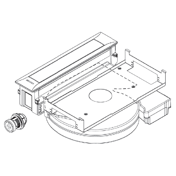 Bora PKAS3AB Domino Downdraft inc Integrated Fan