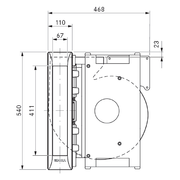 Bora PKAS3AB Domino Downdraft inc Integrated Fan