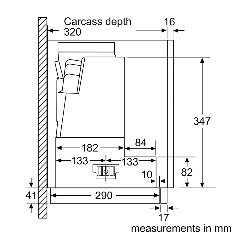 Bosch DFS067A51B Serie 4 Telescopic Hood