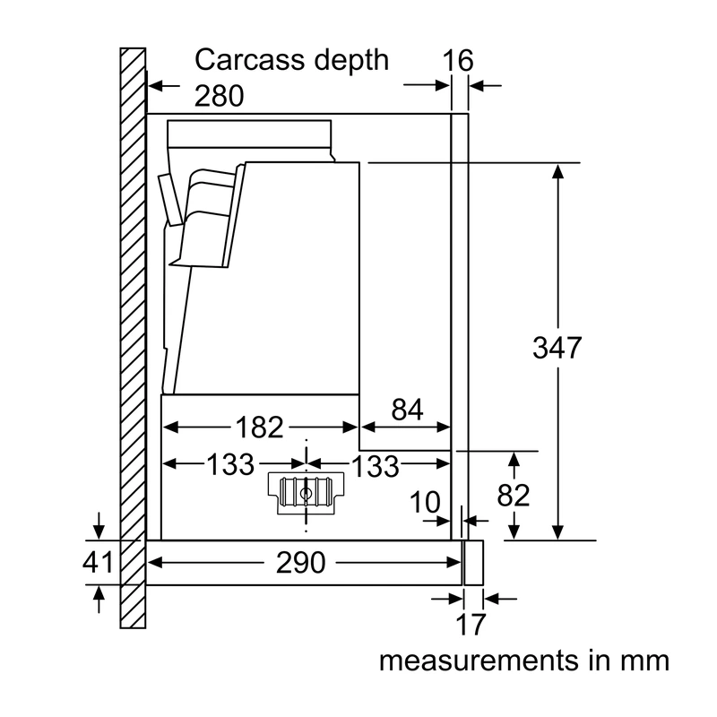 Bosch DFS067A51B Serie 4 Telescopic Hood