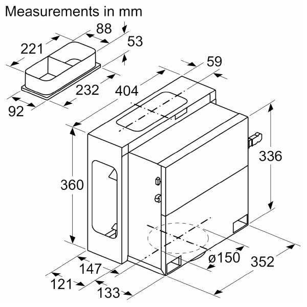 Bosch DSZ1WW1M1 Remote Motor Installation Kit