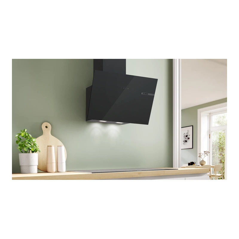 Bosch DWK65DF61B Series 4 Angled Chimney Hood
