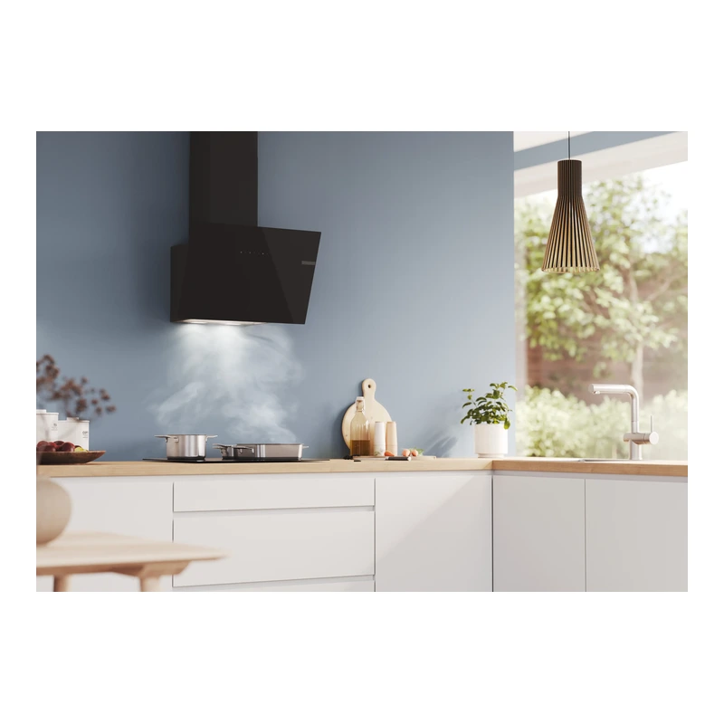 Bosch DWK67PN61B Series 6 Angled Chimney Hood