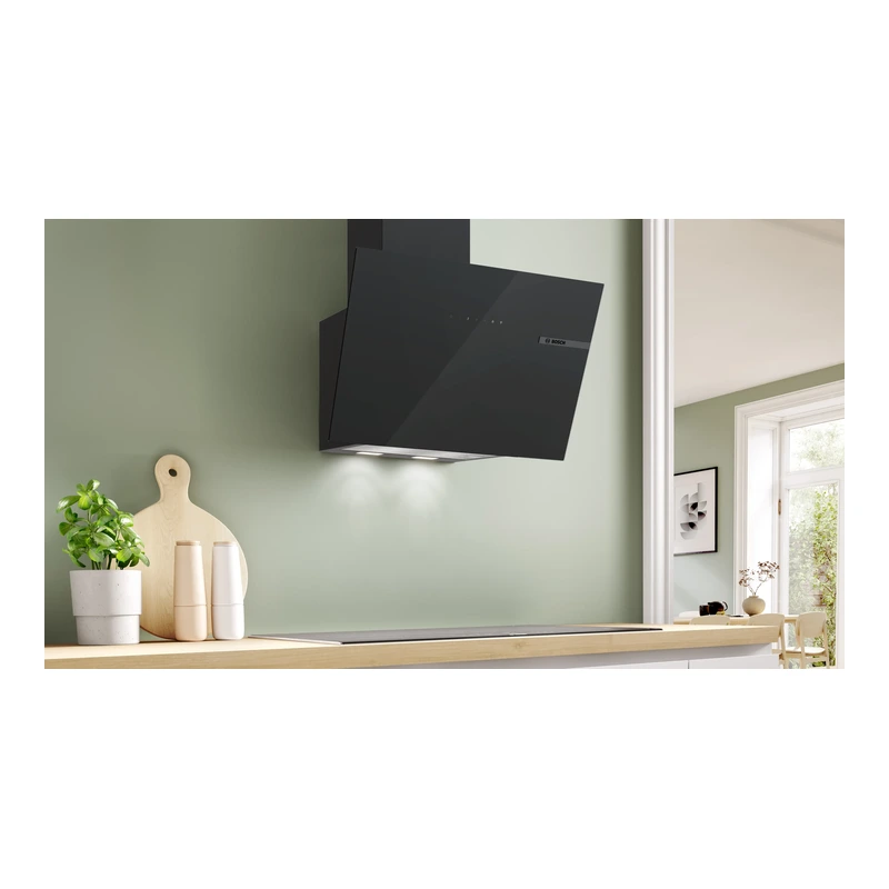 Bosch DWK67PN61B Series 6 Angled Chimney Hood