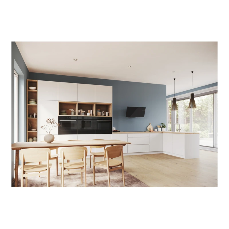 Bosch DWK87PN61B Series 6 Angled Chimney Hood