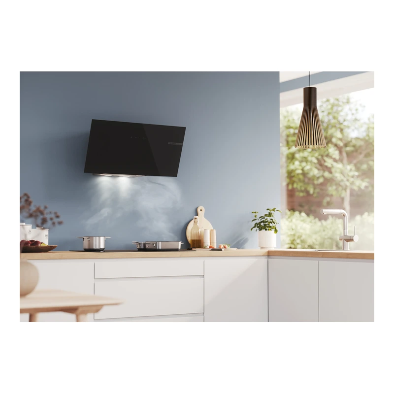 Bosch DWK87PN61B Series 6 Angled Chimney Hood