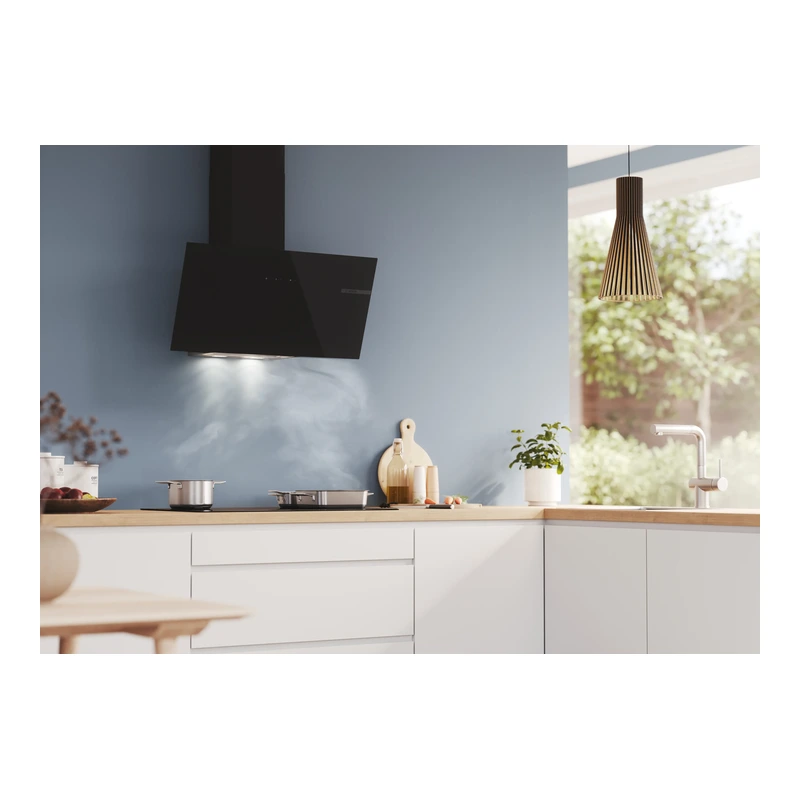Bosch DWK87PN61B Series 6 Angled Chimney Hood