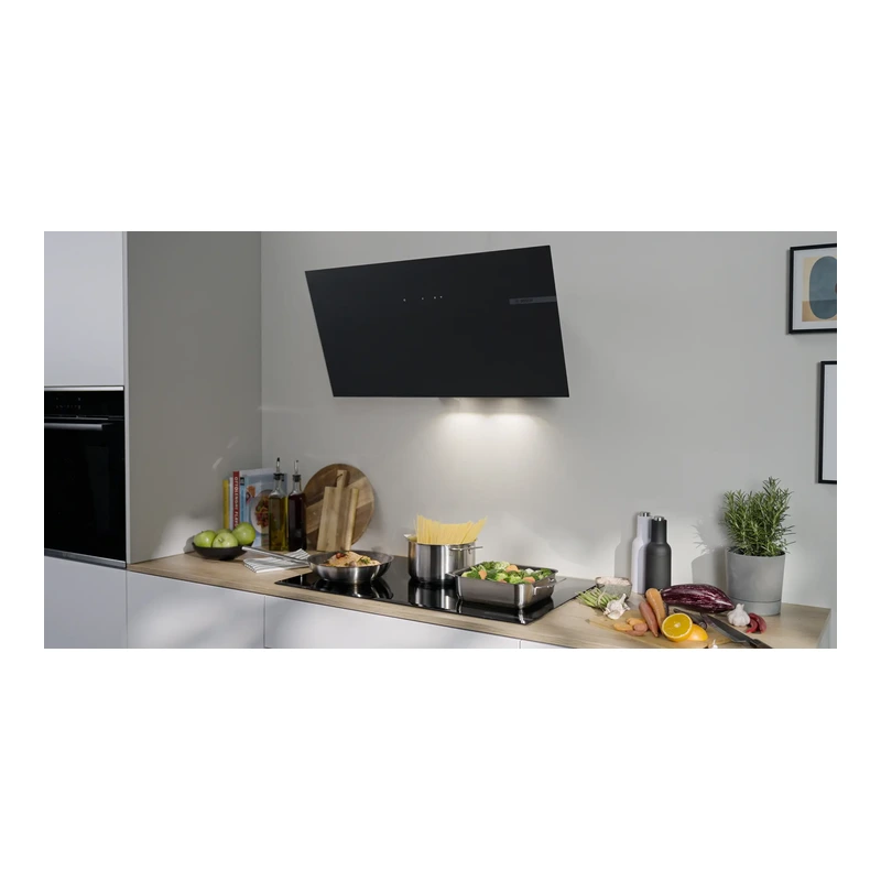 Bosch DWK87PN61B Series 6 Angled Chimney Hood