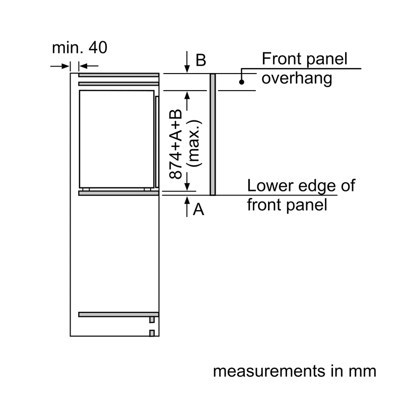 Bosch GIV21AFE0 Serie 6 Freezer