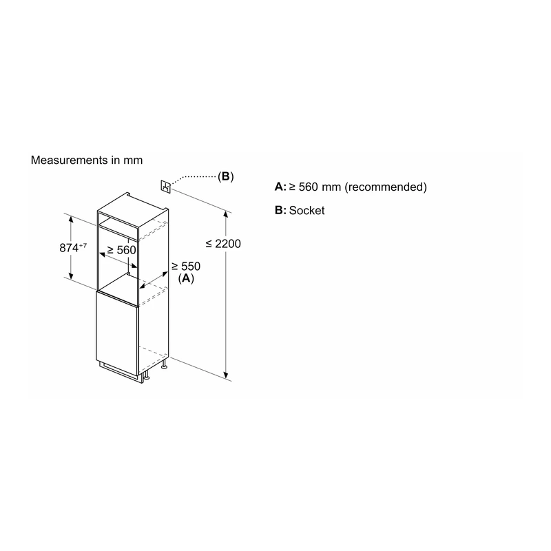 Bosch GIV21AFE0 Serie 6 Freezer