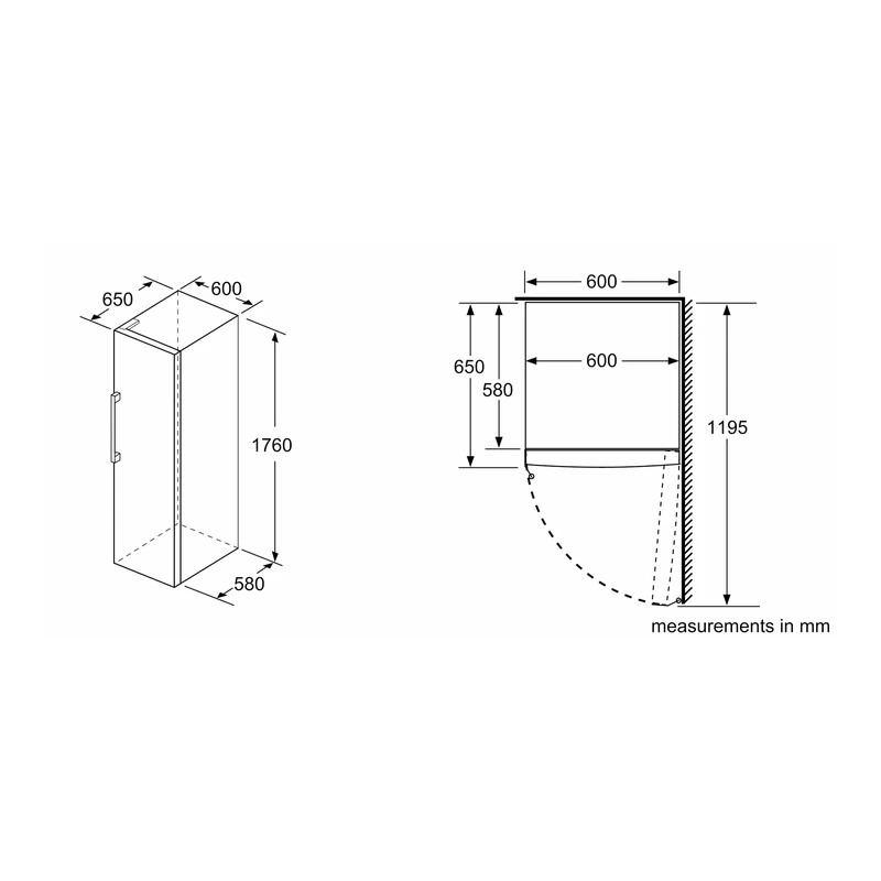 Bosch GSN33VWEPG Serie 4 Freezer