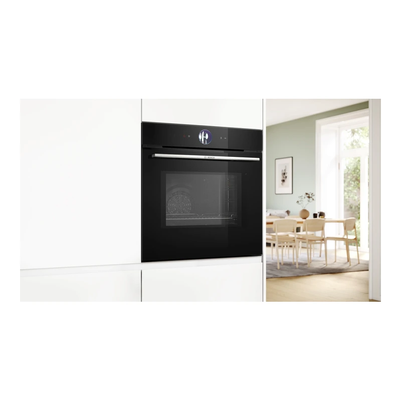Bosch HMG7764B1B Series 8 Single Oven inc Microwave