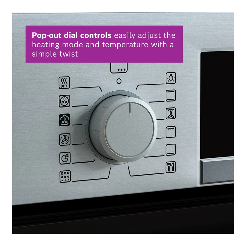Bosch HQA534BS3B Series 4 Single Oven