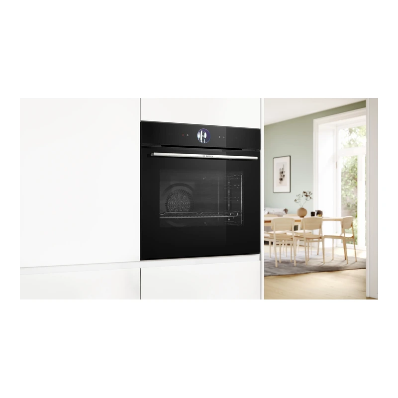 Bosch HRG7764B1B Series 8 Single Oven inc Pulse Steam