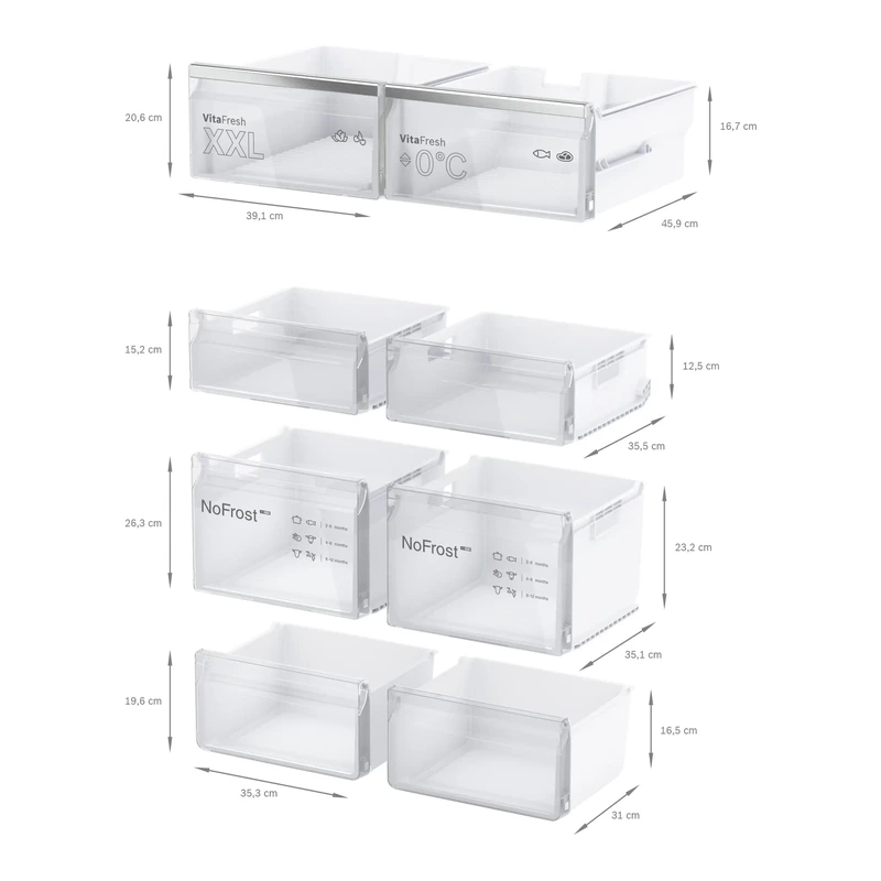 Bosch KFN96APEAG Serie 4 Fridge Freezer
