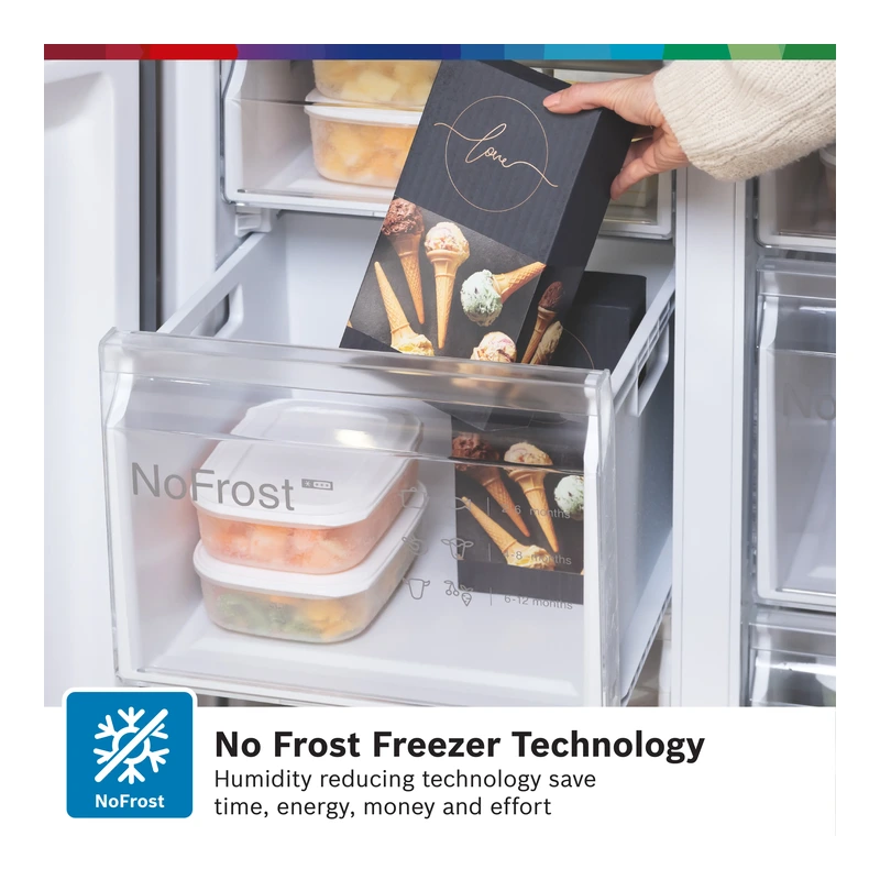 Bosch KFN96VPEAG Serie 4 Fridge Freezer