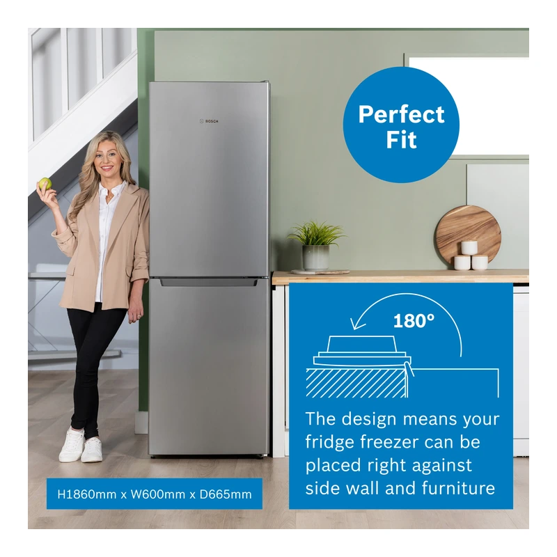 Bosch KGN34NLEAG Serie 2 Fridge Freezer