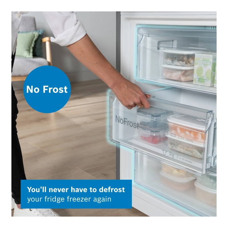 Bosch KGN362LDFG Serie 4 Fridge Freezer