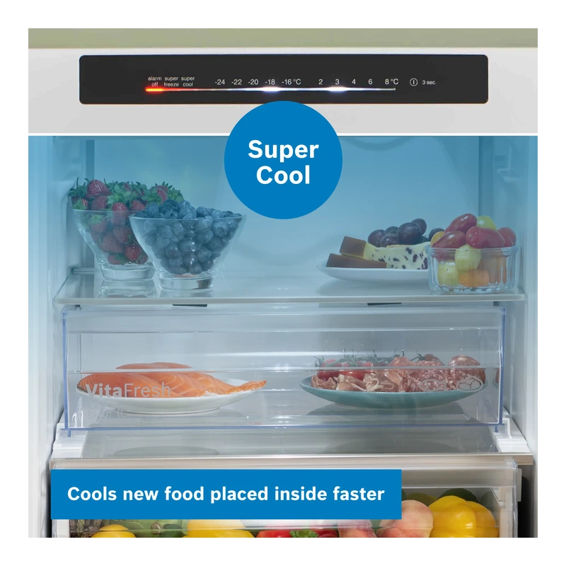 Bosch KGN362LDFG Serie 4 Fridge Freezer