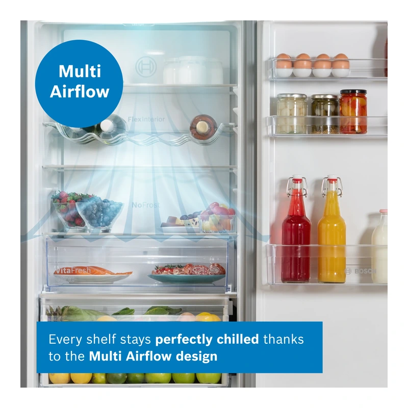 Bosch KGN362LDFG Serie 4 Fridge Freezer