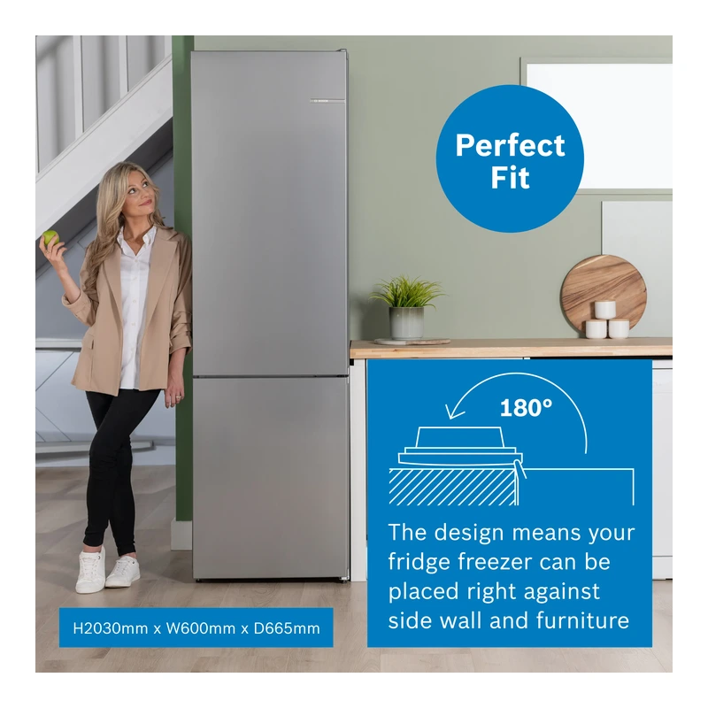 Bosch KGN392LAGG Series 4 Fridge Freezer