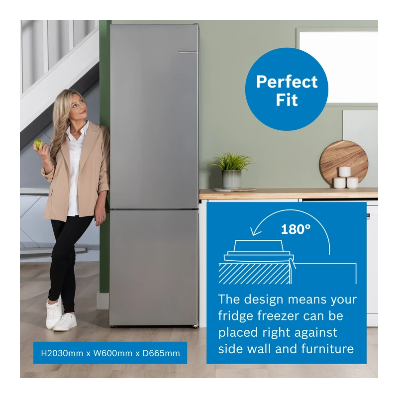 Bosch KGN392LDFG Serie 4 Fridge Freezer