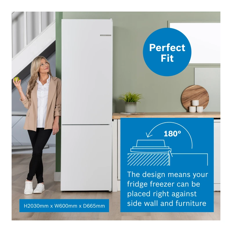 Bosch KGN392WDFG Serie 4 Fridge Freezer