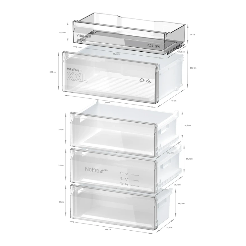 Bosch KGN492LDFG Series 4 Fridge Freezer