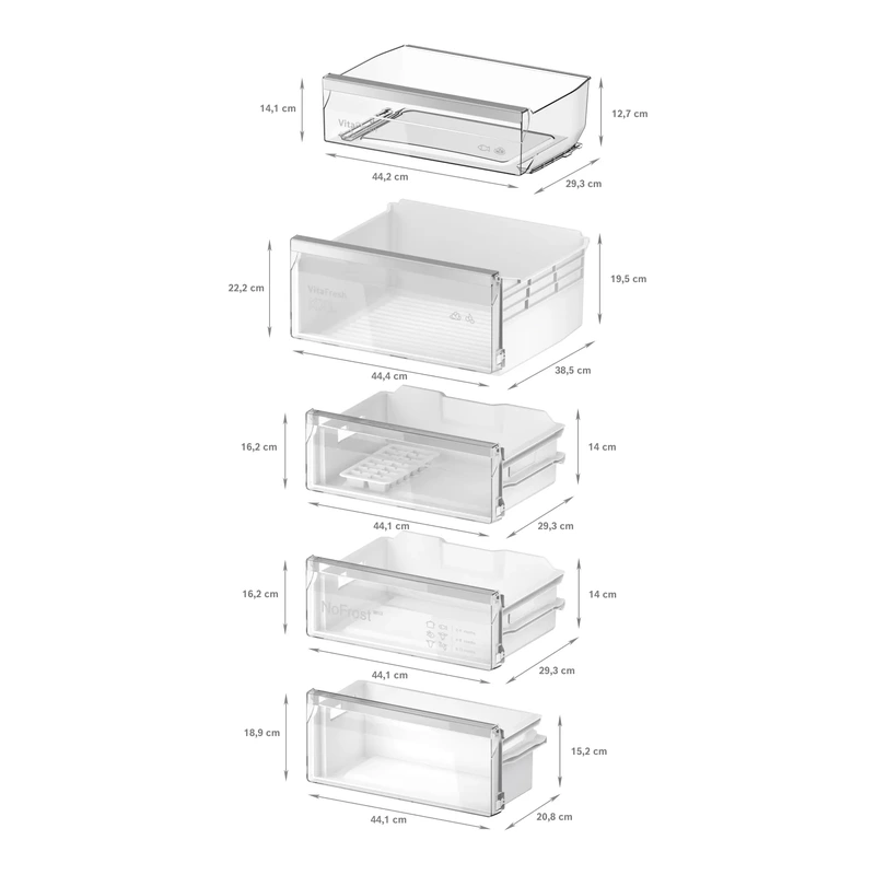 Bosch KIN96VFD0G Series 4 Fridge Freezer