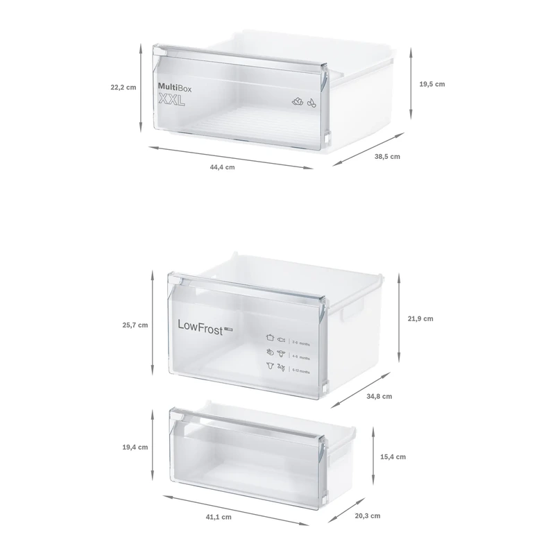 Bosch KIV87NSE0G Series 2 Fridge Freezer