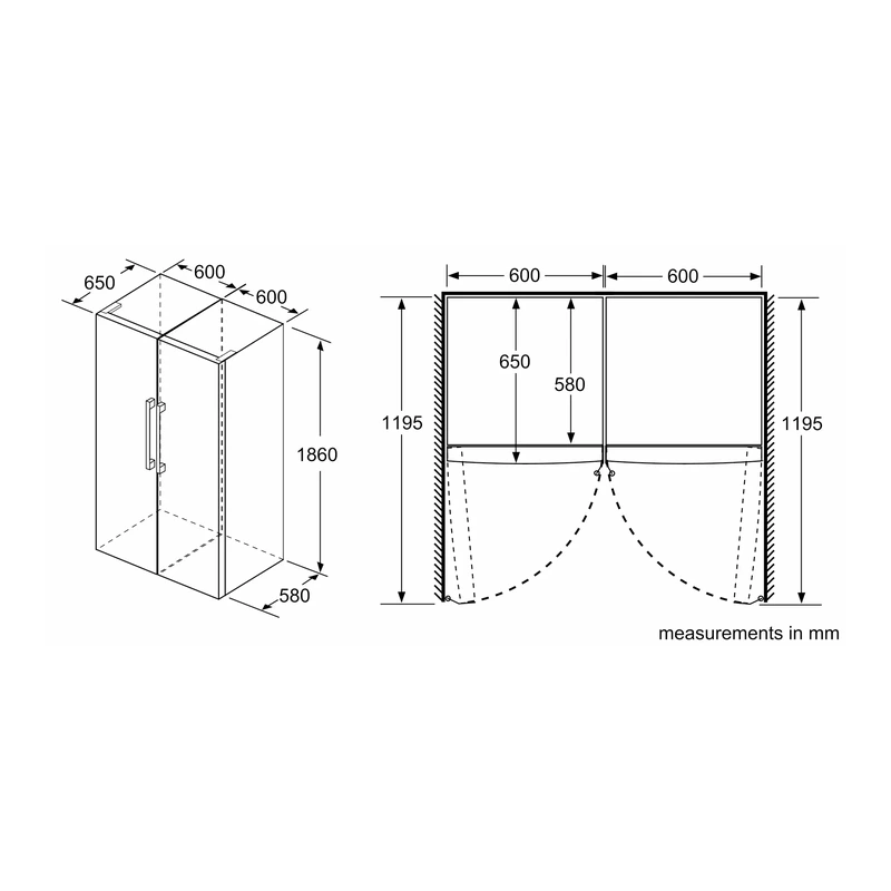 Bosch KSV36VWEPG Serie 4 Larder Fridge